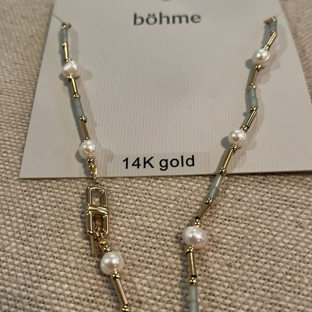 bohme Gold Kallie Necklace/NWT - Picture 5 of 8